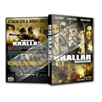Krallar - Baadshaho 2017 Türkçe Dvd Cover Tasarımı